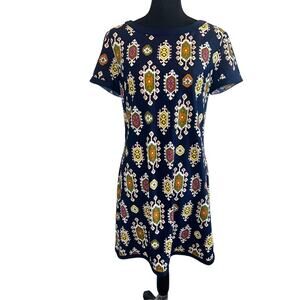 Jude Connally Kristen Tunic Mini Dress Geometry Patterned M